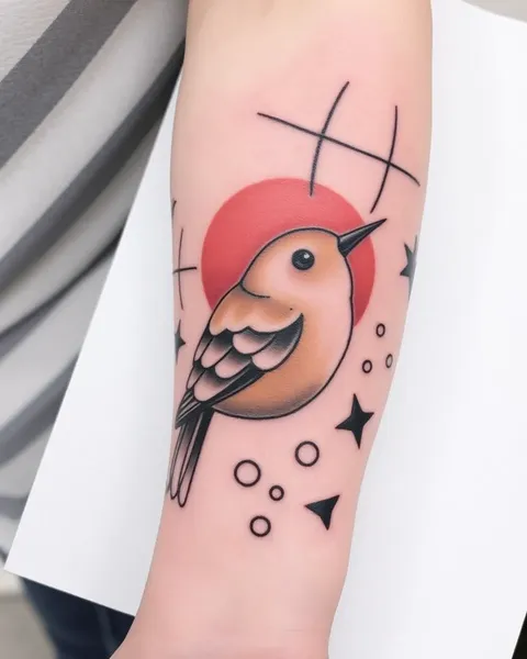 El simbolismo del pájaro en el arte de tatuaje