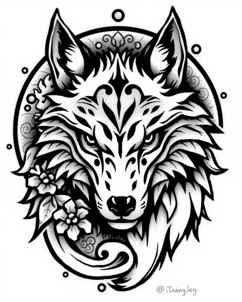 El simbolismo detrás de los diseños de tatuaje tradicionales de lobo