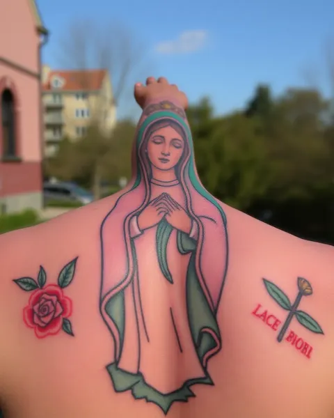 El tatuaje de la Virgen María: Un símbolo de fe