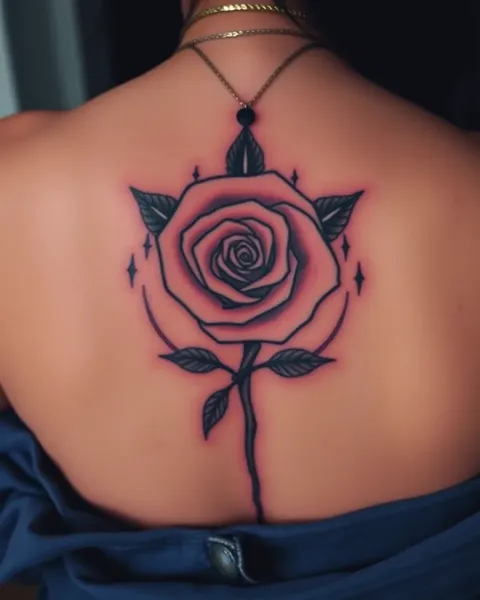 El tatuaje de la rosa: una representación de la fuerza interior