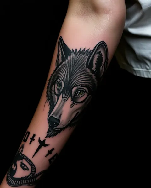 El tatuaje de lobo en el brazo: significado cultural y historia