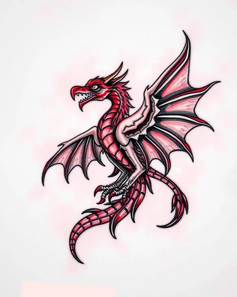 El tatuaje del dragón halcón: Un signo de valor y perseverancia