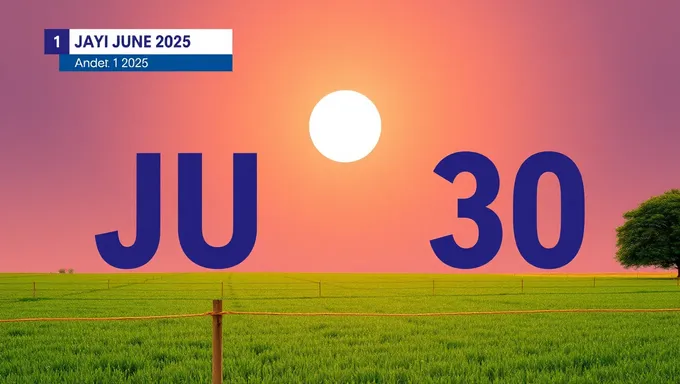 El tiempo está corriendo: días hasta el 30 de junio de 2025