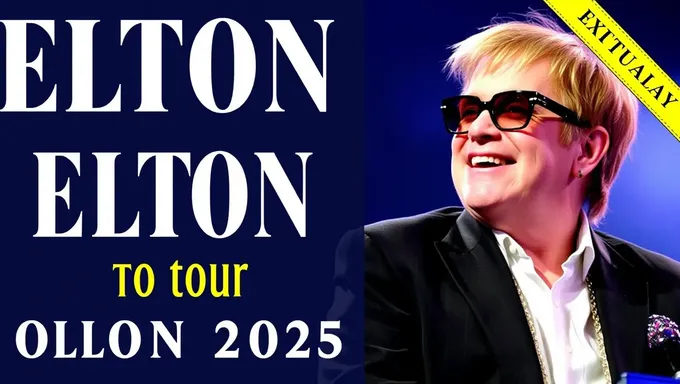 El tour de Elton John en 2025 incluirá intérpretes invitados especiales