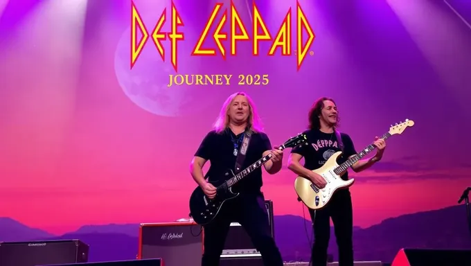 El viaje de Def Leppard 2025: Un viaje musical