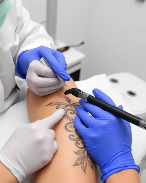 Eliminación de tatuajes con solución salina