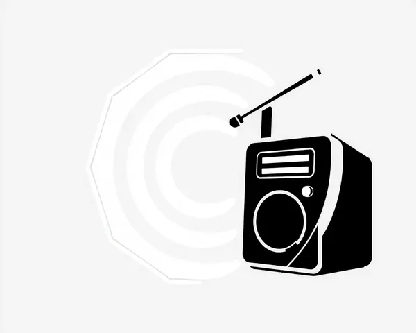 Encontrado imagen de logo de señal de radio en formato PNG