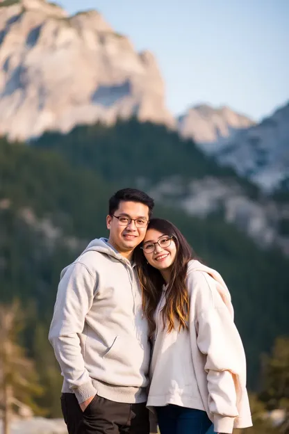 Encontrar una Postura Buena para la Foto de Pareja