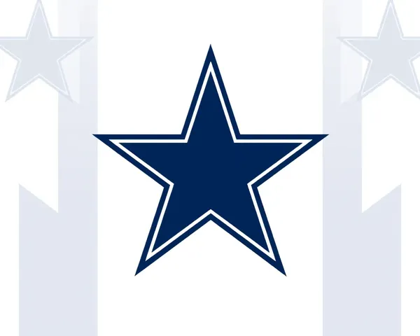 Encontré el logo del equipo de fútbol americano Dallas Cowboys en formato PNG en línea