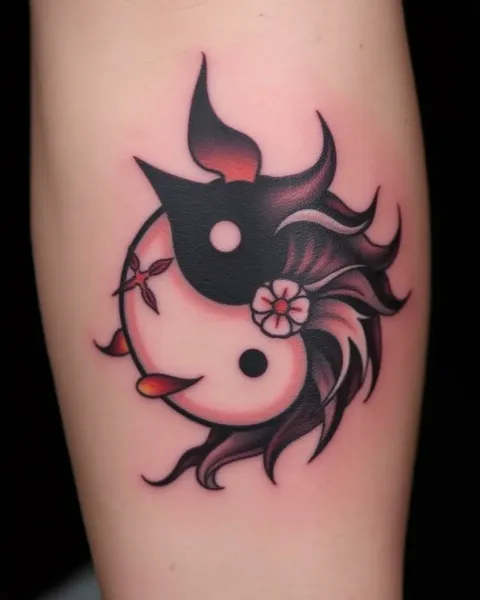 Entender el simbolismo del tatuaje de yin y yang