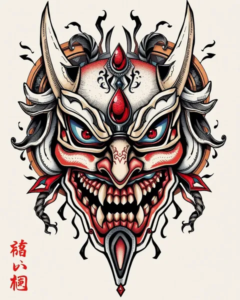 Entendiendo el Significado detrás de la Mascara de Hannya de Tatuaje