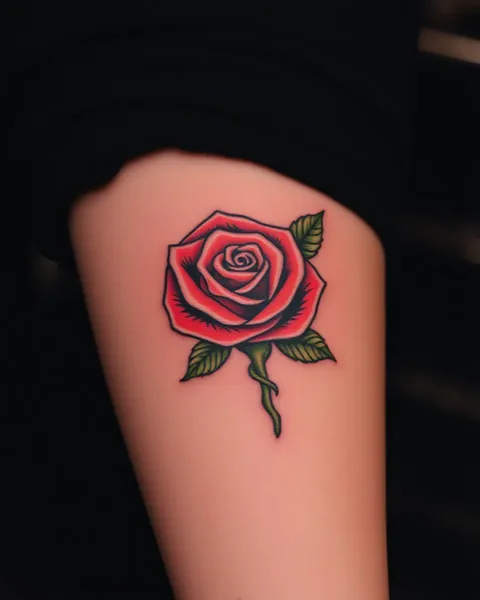 Entendiendo el simbolismo del rosal en el diseño de tatuaje y significado