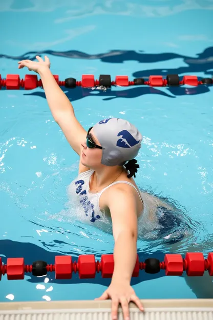 Equipo de natación de chicas: Individuos fuertes y motivados