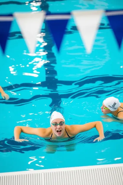 Equipo de natación de chicas: empowerment a través del natación y la amistad