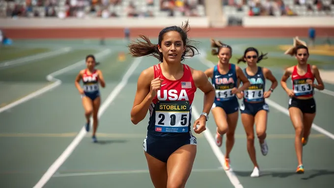 Equipo femenino de atletismo de EE