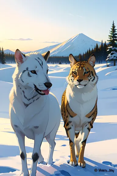 Escenas del Tundra Captivadoras con Animales en Abundancia