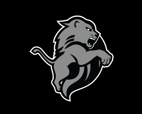 Escudo Oficial de la NFL del Equipo de Leones de Detroit PNG