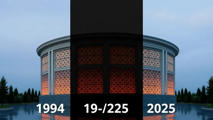 Espacio de años entre 1994 y 2025