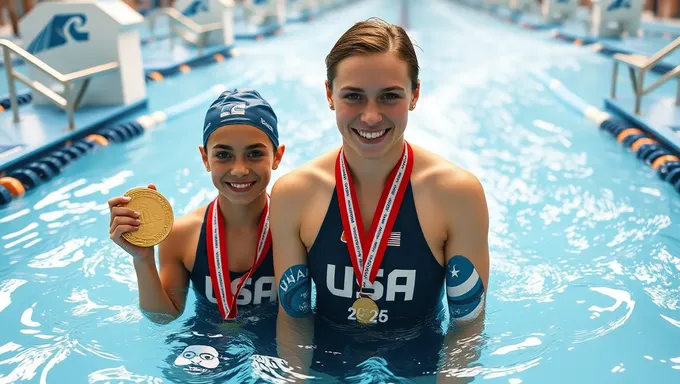 Esperanzas de medallas de oro de USA en natación 2025