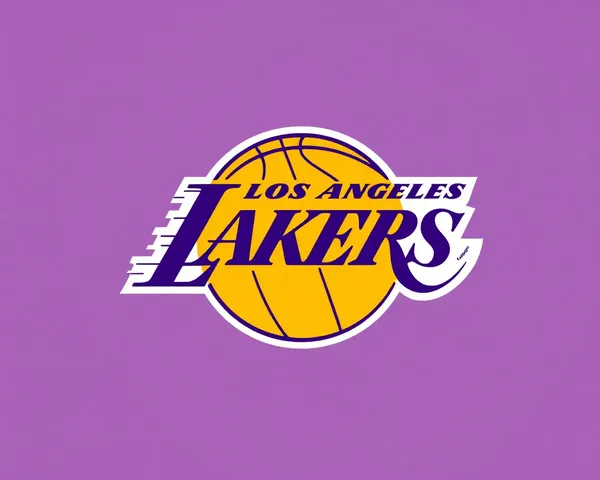 Esquema de colores del logo de Los Angeles Lakers en formato PNG