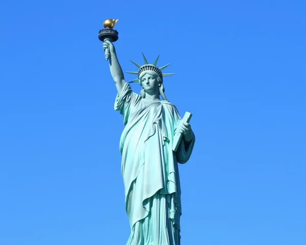 Estatua de la Libertad PNG: Icono de antorcha y libertad