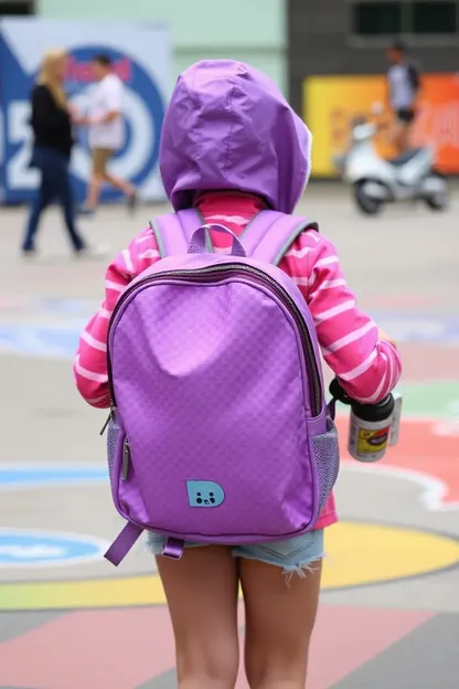 Estatua de moda para mochila de niña