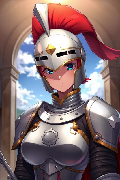 Estilo de Casco de Sallet de la Niña de Anime