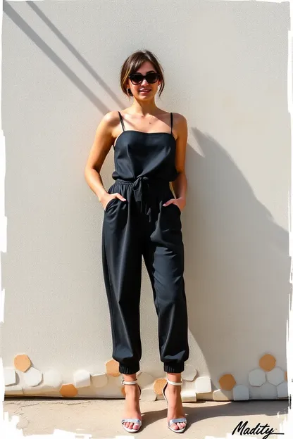 Estilo de jumpsuit de la chica de la portada