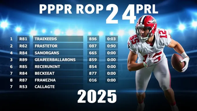 Estrategia y consejos de bocadillo de fútbol americano de fantasía PPR 2025