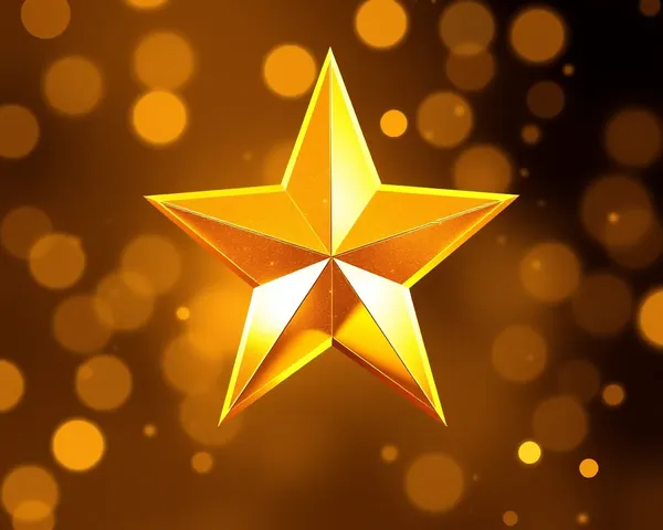 Estrella de oro PNG en formato de icono de gráficos