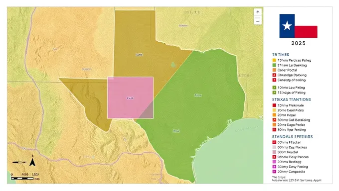 Estándares de zona de secciones 2025 en Texas anunciados