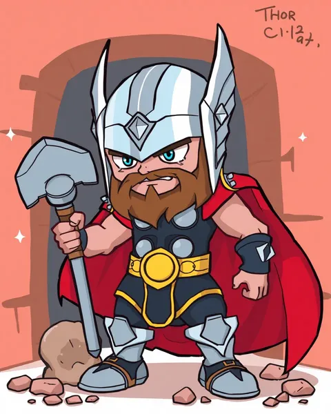 Evaluación de la imagen del dios Thor