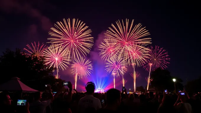 Evento de Fuegos Artificiales en el Parque Eisenhower para 2025