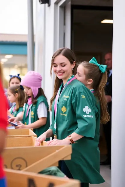 Eventos y actividades de los exploradores scout para niñas jóvenes