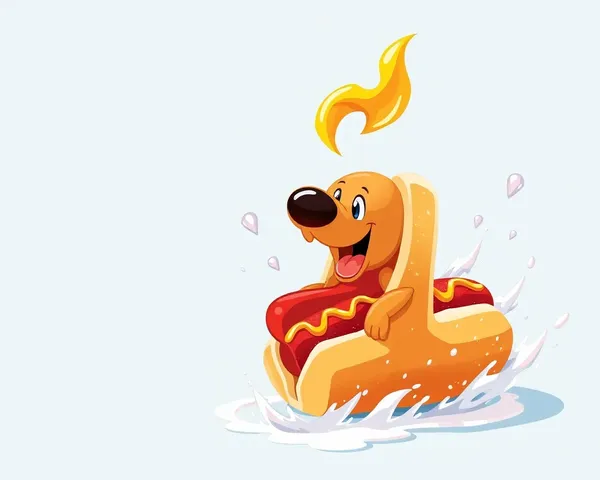 Explicación del formato de archivo PNG de hot dog proporcionada