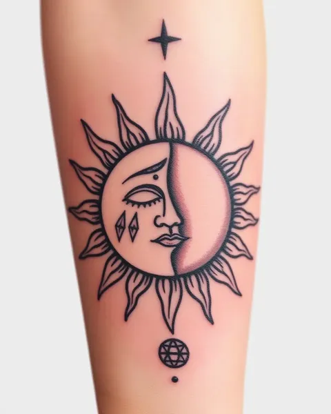 Explicación del significado de tatuaje del Sol y la Luna