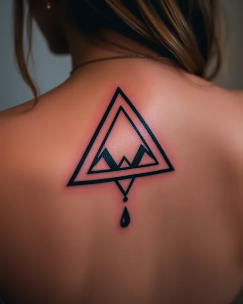 Explicación del significado de tatuaje triangular en términos simples