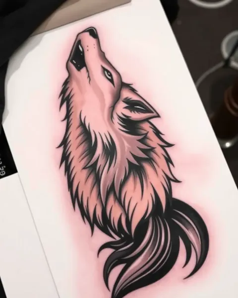 Explicación del significado y simbolismo del tatuaje tradicional de lobo