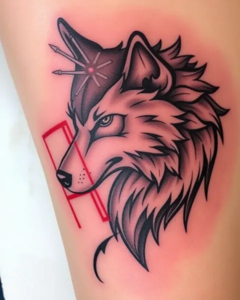 Explorando el simbolismo rico del significado de lobo de tatuaje