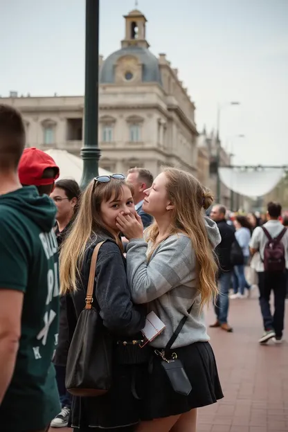 Exponiendo chicas en público eyaculando