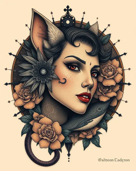 Expresión artística surrealista en tatuajes: una forma inconvenional de expresión