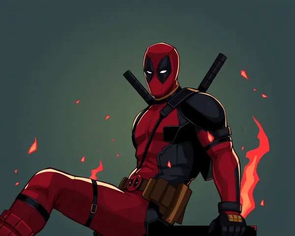 Extensión gráfica de Deadpool en formato PNG