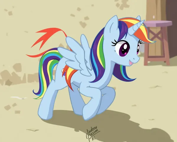 Fallido la recuperación de imagen PNG de Rainbow Dash