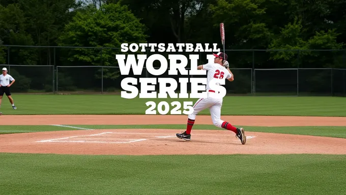 Fechas confirmadas para la Serie Mundial de Softbol 2025