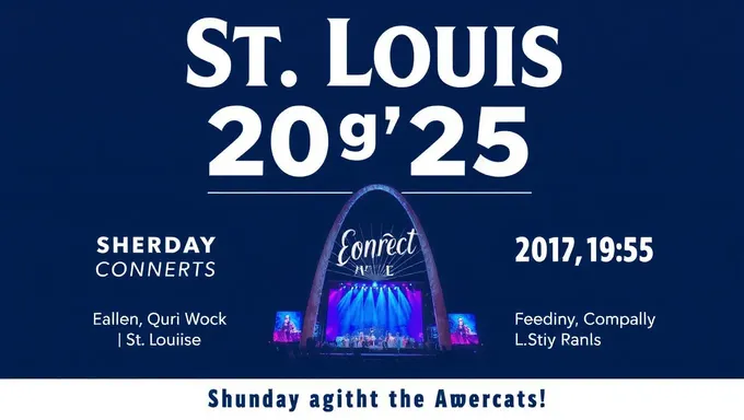 Fechas de conciertos en St Louis Misuri 2025