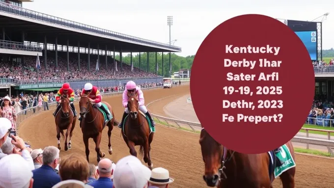 Fechas del Derby de Kentucky 2025 establecidas para el calendario de carreras