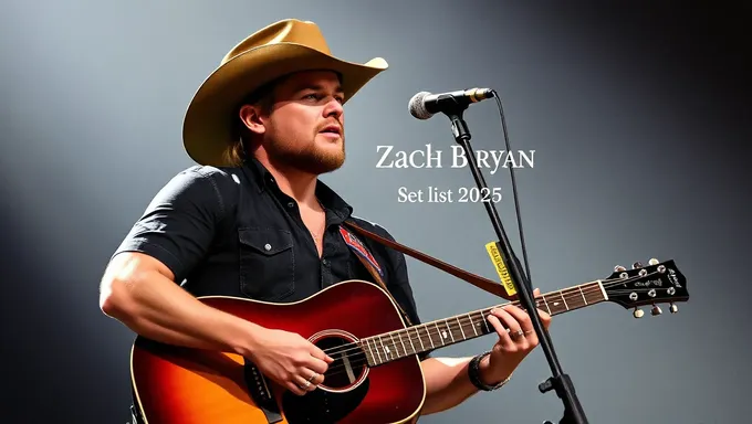 Fechas y lista de reproducción de concierto de Zach Bryan en 2025