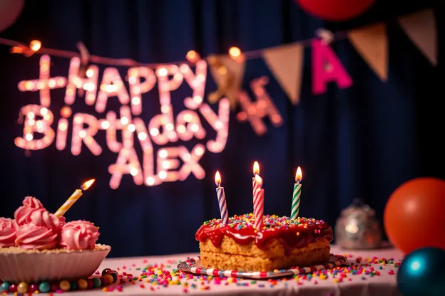 Feliz Cumpleaños Alex Imágenes para Desejarle una Vida Feliz