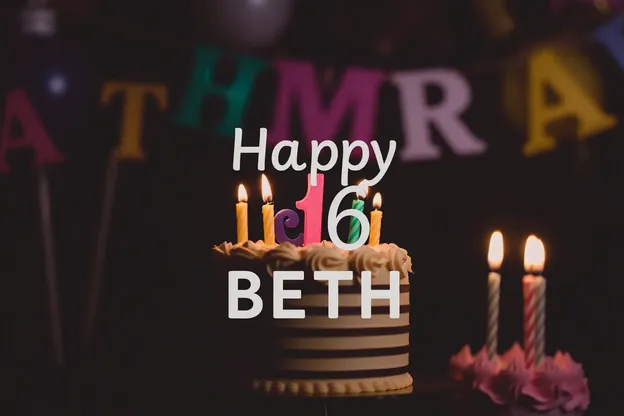 Feliz Cumpleaños Beth Imágenes para Compartir