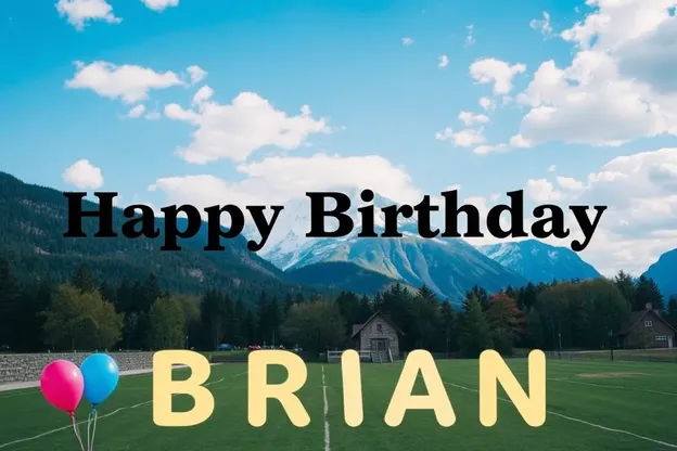 Feliz Cumpleaños Brian Imágenes y Recuerdos para Conservar